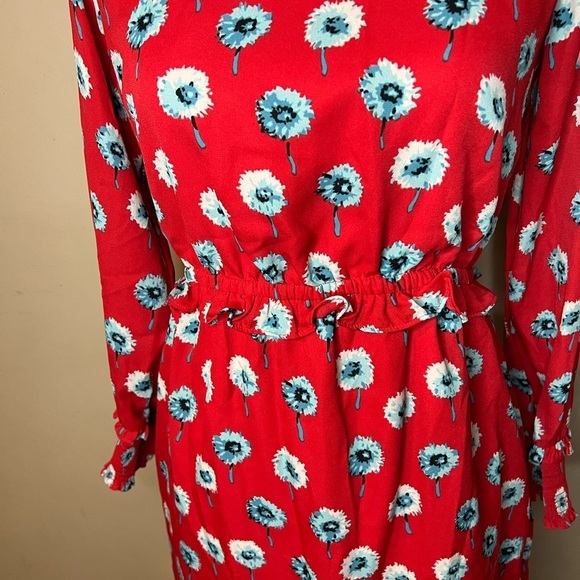 ⭐️🌹J. Crew Floral Longsleve Dress - Picture 6 of 9